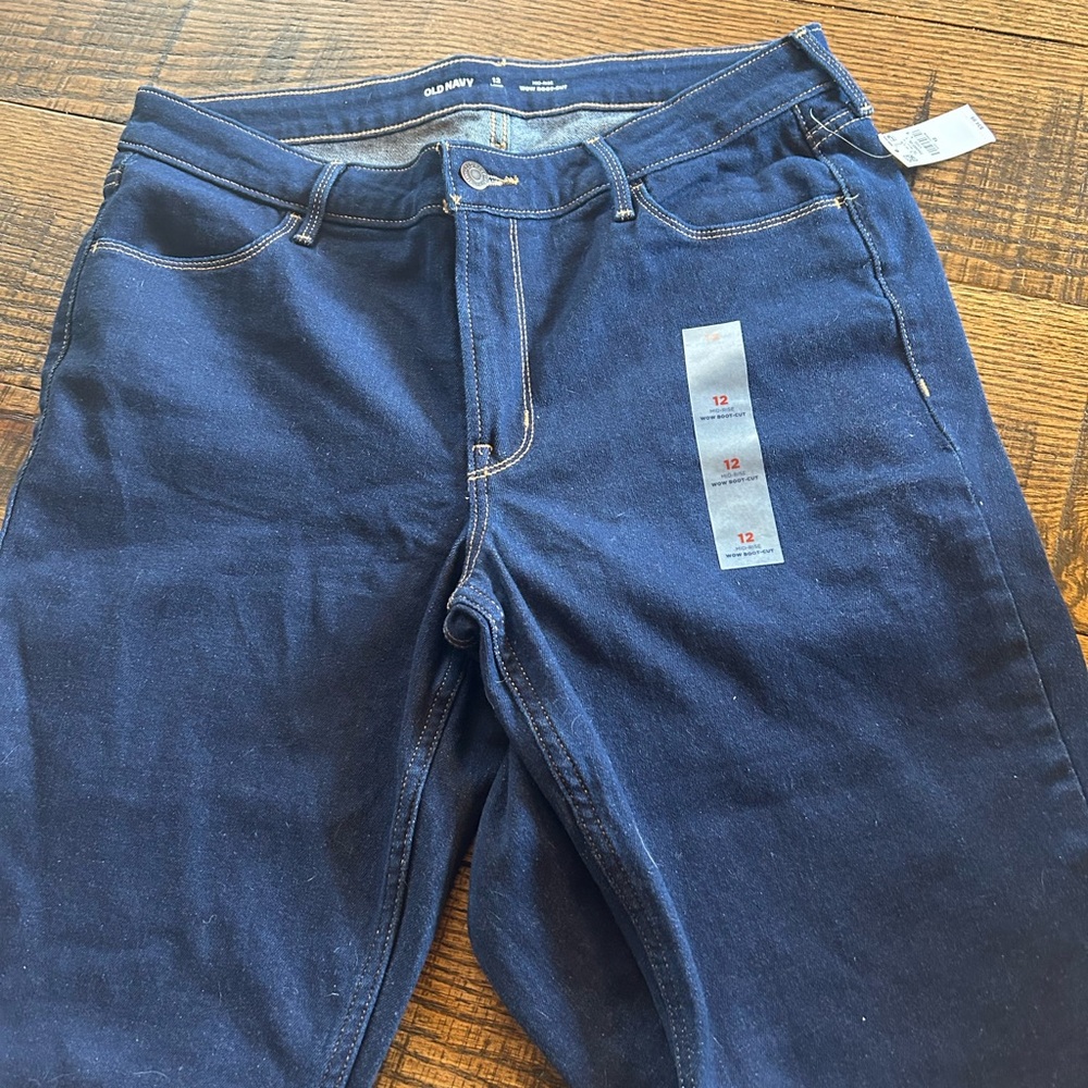 Old Navy Women's Indigo Boot Cut Jeans 12/ long